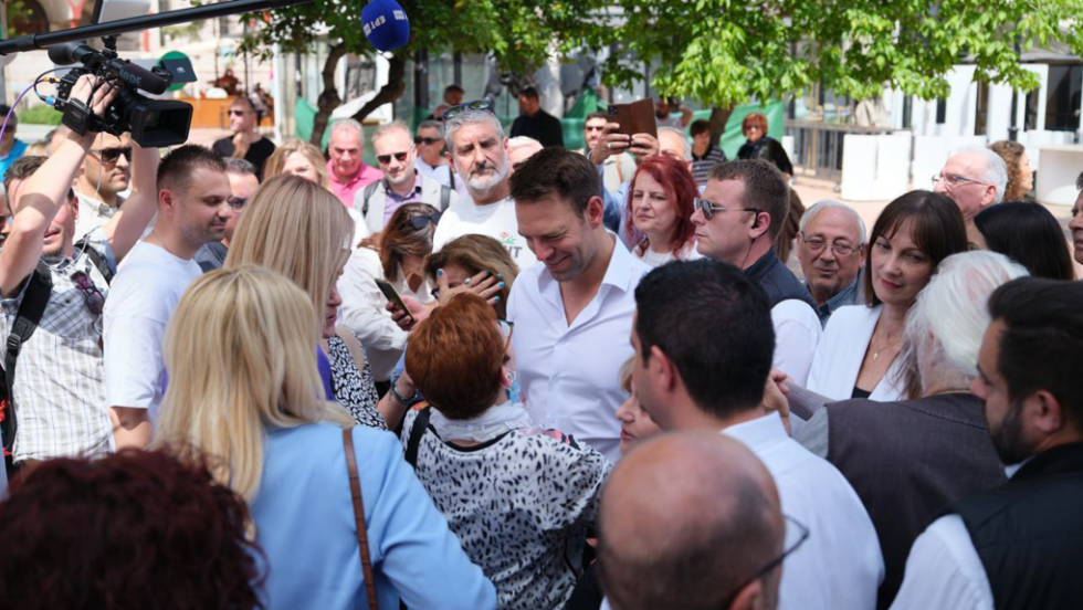 Κατά την περιοδεία Κασσελάκη στον Εύοσμο